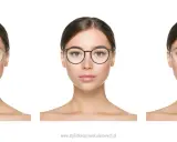 Trzy kobiety prezentują różne modele okularów, idealne dla okrągłej twarzy. Wybierz te, które podkreślą Twoje rysy!